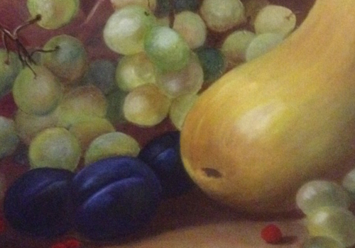 Ölmalerei - Obst